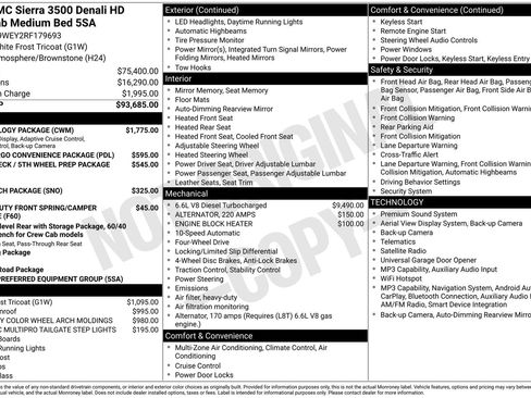 Used 2024 GMC Sierra 3500 Denali w/ Technology Package AWD/4WD image 28