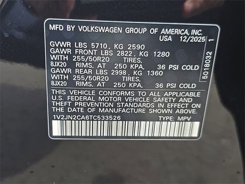 New 2026 Volkswagen Atlas SE image 31