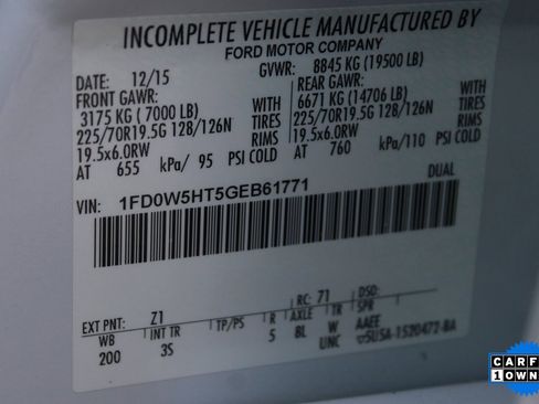 Used 2016 Ford F550 4x4 Crew Cab Super Duty image 47