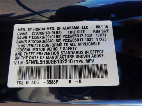 Used 2016 Honda Odyssey EX-L image 15