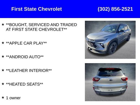 Used 2024 Chevrolet TrailBlazer RS w/ Convenience Package AWD/4WD image 2