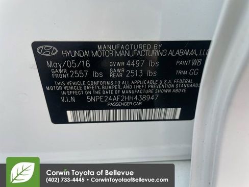 Used 2017 Hyundai Sonata SE w/ Cargo Package image 25