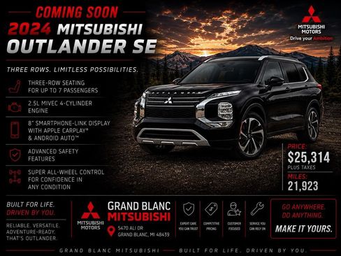Used 2024 Mitsubishi Outlander SE AWD/4WD image 27