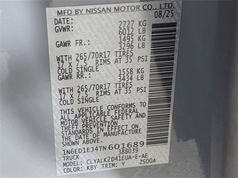 New 2026 Nissan Frontier Pro-X w/ Pro Premium Package image 20