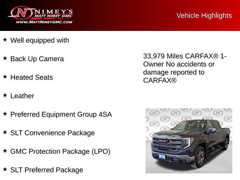 Used 2023 GMC Sierra 1500 SLT w/ SLT Convenience Package AWD/4WD image 6