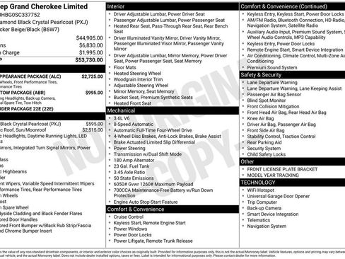 New 2025 Jeep Grand Cherokee Limited w/ Black Appearance Package image 6