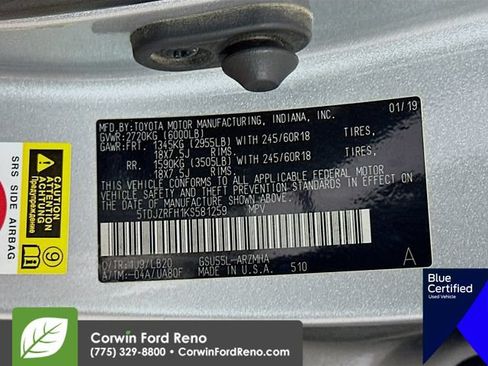 Used 2019 Toyota Highlander XLE AWD/4WD image 37