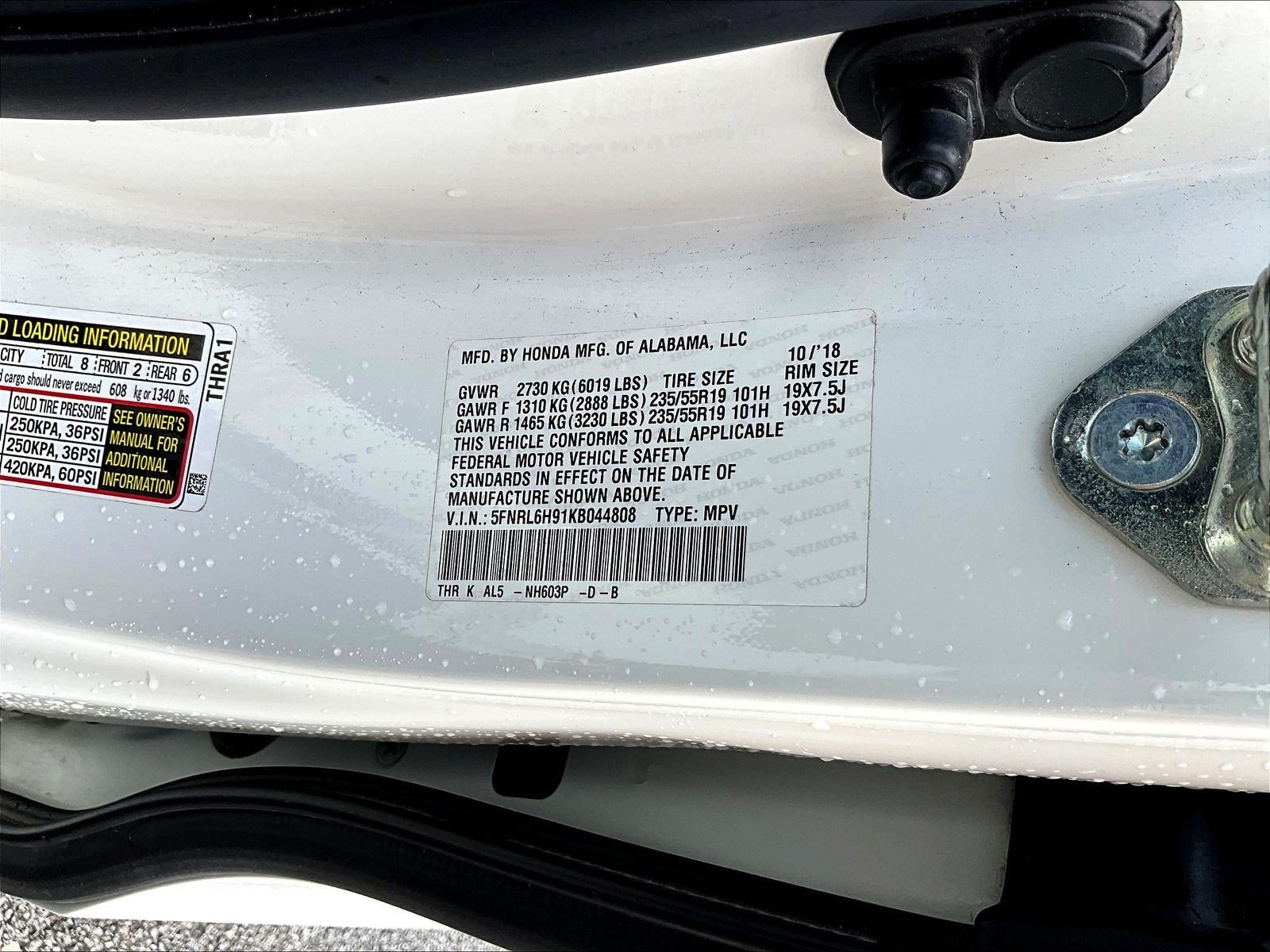 Used 2019 Honda Odyssey Elite image 18