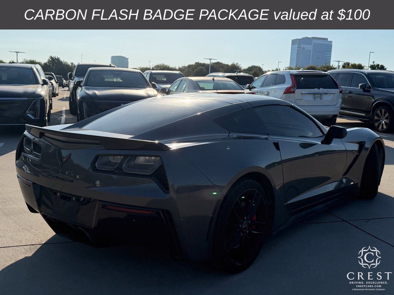 Used 2015 Chevrolet Corvette Stingray Coupe w/ Carbon Flash Badge Package RWD image 9