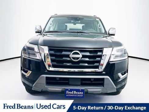 Used 2024 Nissan Armada Platinum w/ Captain's Chairs Package AWD/4WD image 2