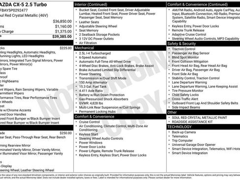 Certified 2023 MAZDA CX-5 AWD 2.5 Turbo image 29