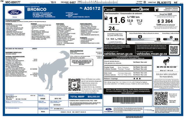 Used 2024 Ford Bronco Big Bend AWD/4WD image 15