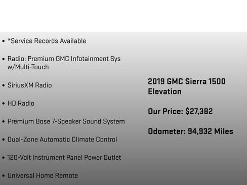 Used 2019 GMC Sierra 1500 Elevation AWD/4WD image 25
