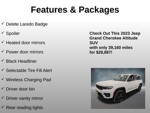 Used 2023 Jeep Grand Cherokee Altitude AWD/4WD image 25