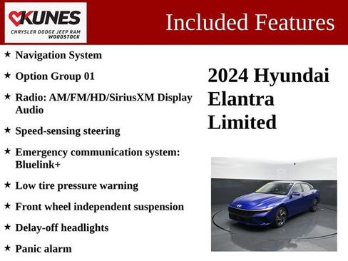 Used 2024 Hyundai Elantra Limited FWD image 3