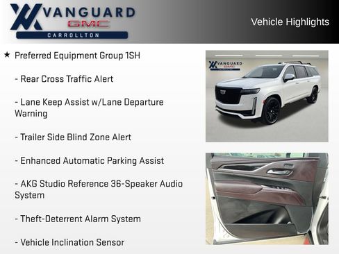 Used 2021 Cadillac Escalade ESV Sport Platinum w/ LPO, ONYX Package image 16