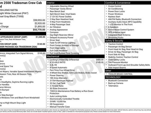 Used 2022 RAM 2500 Tradesman w/ Chrome Appearance Group image 7