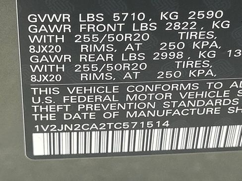 New 2026 Volkswagen Atlas SE FWD image 61