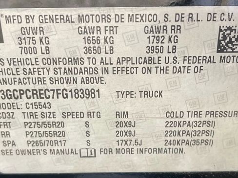 Used 2015 Chevrolet Silverado 1500 LT w/ Texas Edition, 1LT Trim RWD image 36