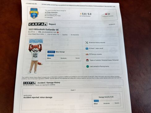 Used 2023 Mitsubishi Outlander SE image 36