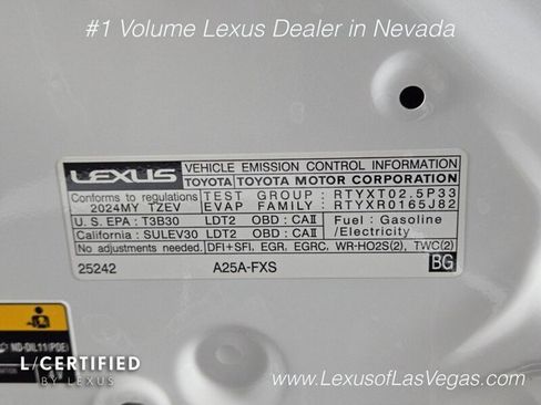 Certified 2024 Lexus NX 450h+ F Sport w/ Vision Package AWD/4WD image 28