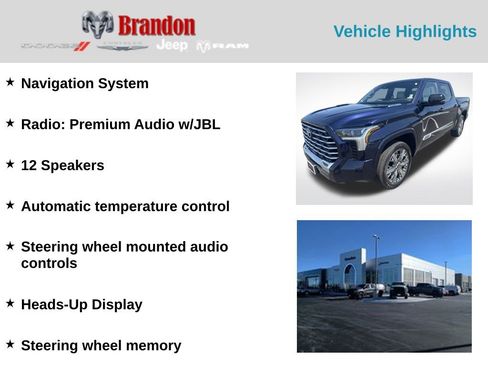 Used 2024 Toyota Tundra Capstone AWD/4WD image 5