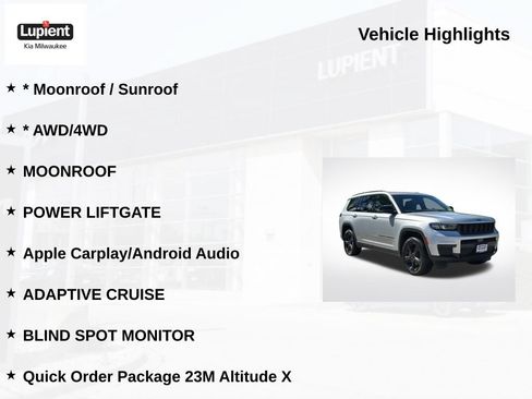 Used 2024 Jeep Grand Cherokee L Altitude AWD/4WD image 5