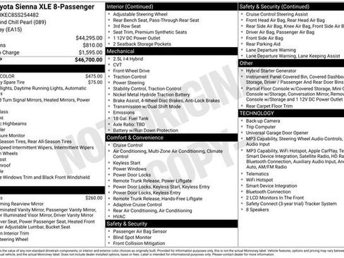 Used 2025 Toyota Sienna XLE FWD image 10