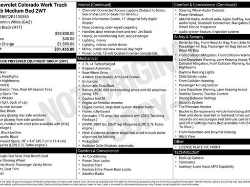 Used 2024 Chevrolet Colorado W/T RWD image 19