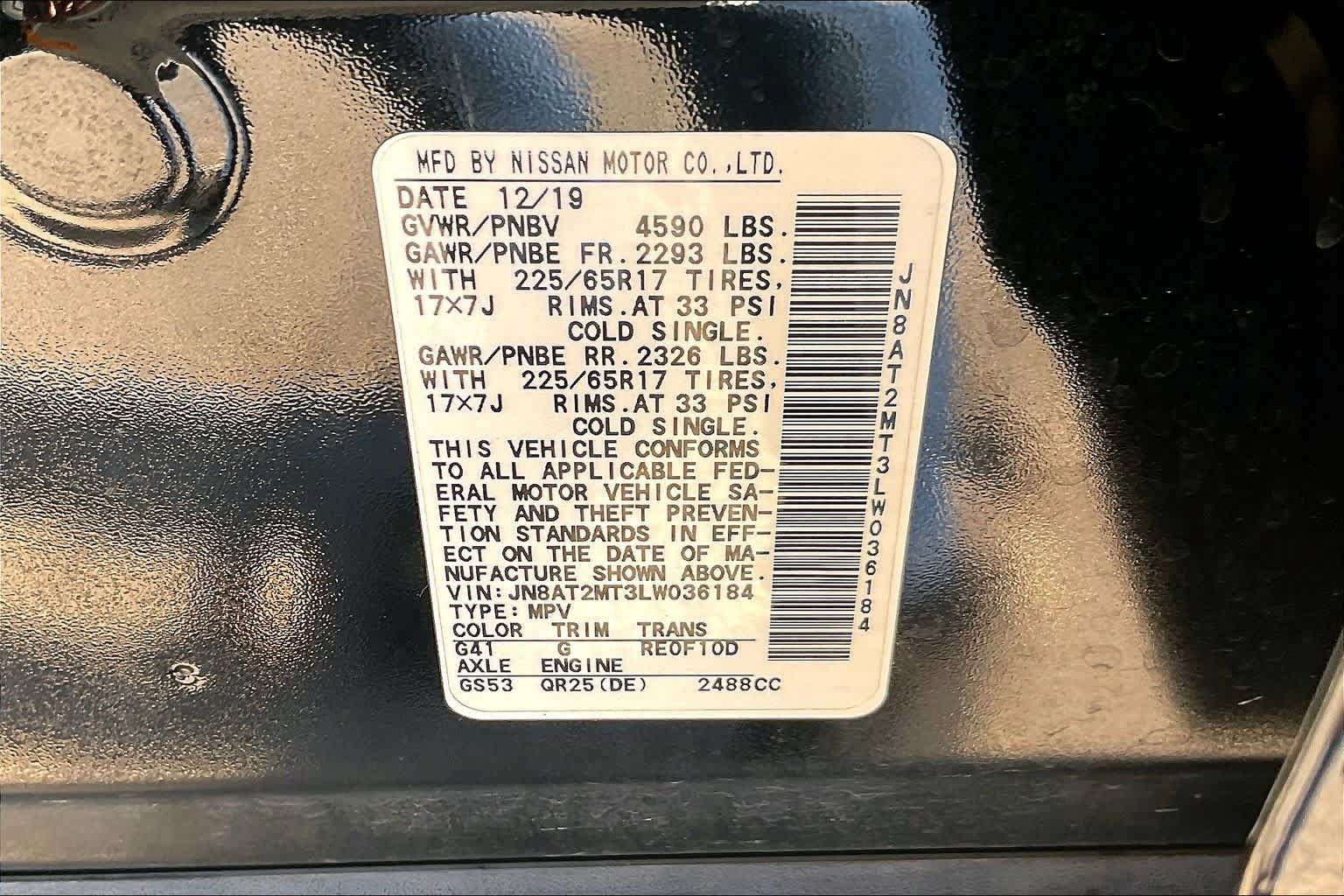 Used 2020 Nissan Rogue SV FWD image 33
