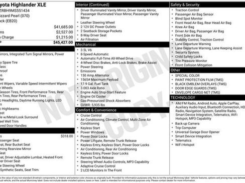 Used 2021 Toyota Highlander XLE image 17