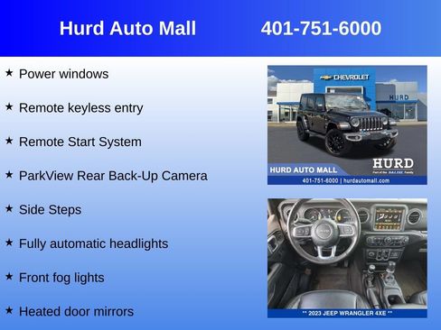 Used 2023 Jeep Wrangler Unlimited Sahara w/ Cold Weather Group AWD/4WD image 18