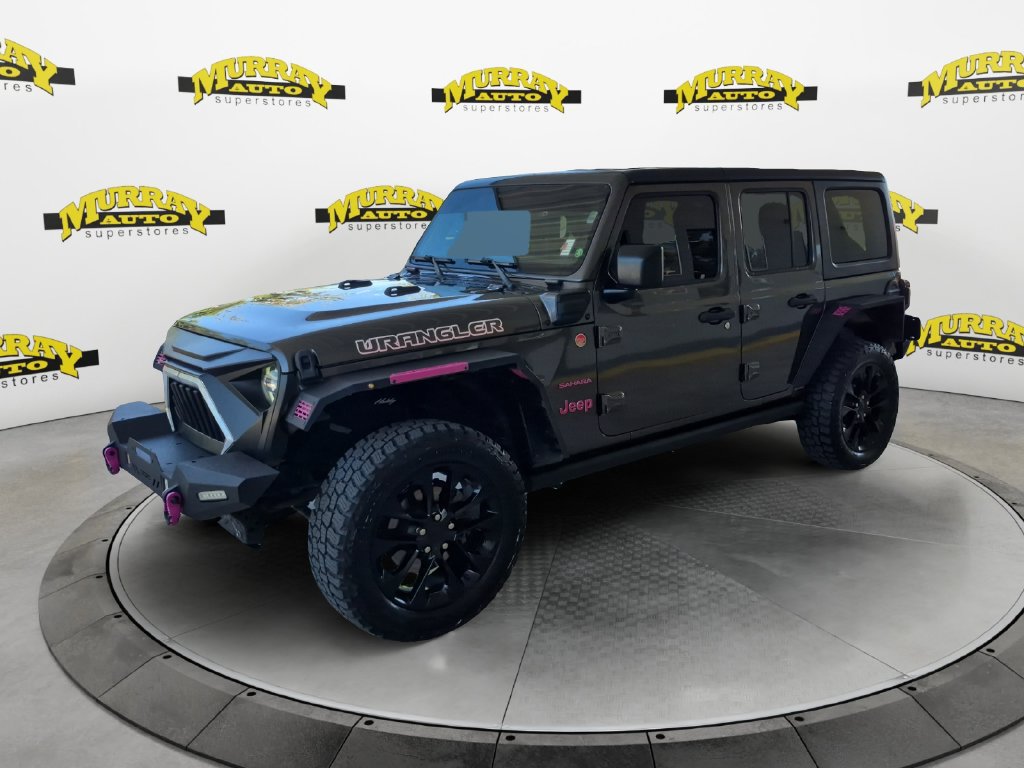 Used 2021 Jeep Wrangler Unlimited Sahara w/ Cold Weather Group AWD/4WD image 1