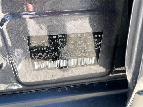 Used 2019 Subaru Outback 2.5i Limited w/ Popular Package #2 image 34