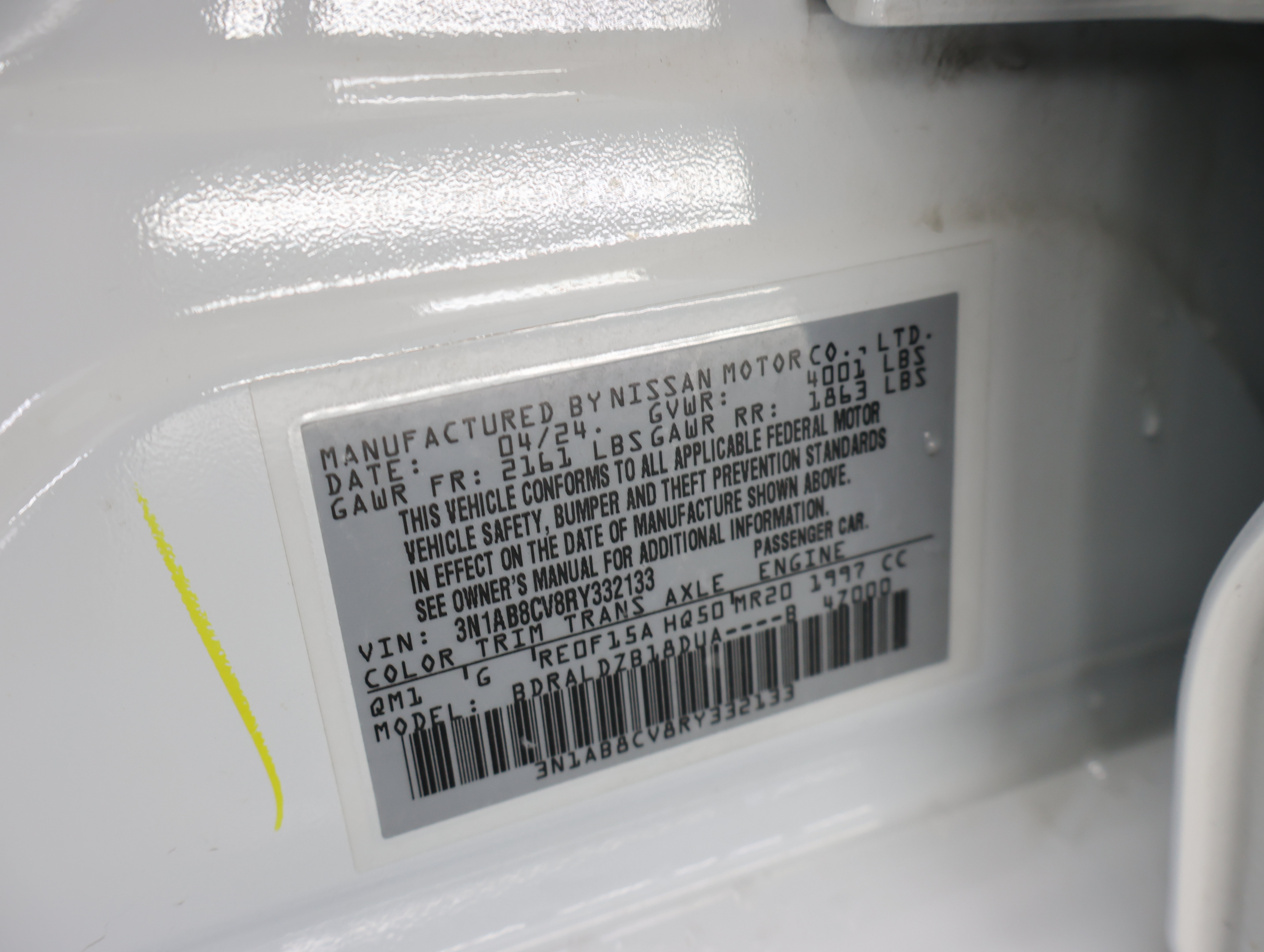 Used 2024 Nissan Sentra SV FWD image 56