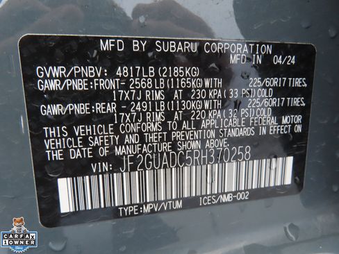 Used 2024 Subaru Crosstrek 2.0i Premium AWD/4WD image 27