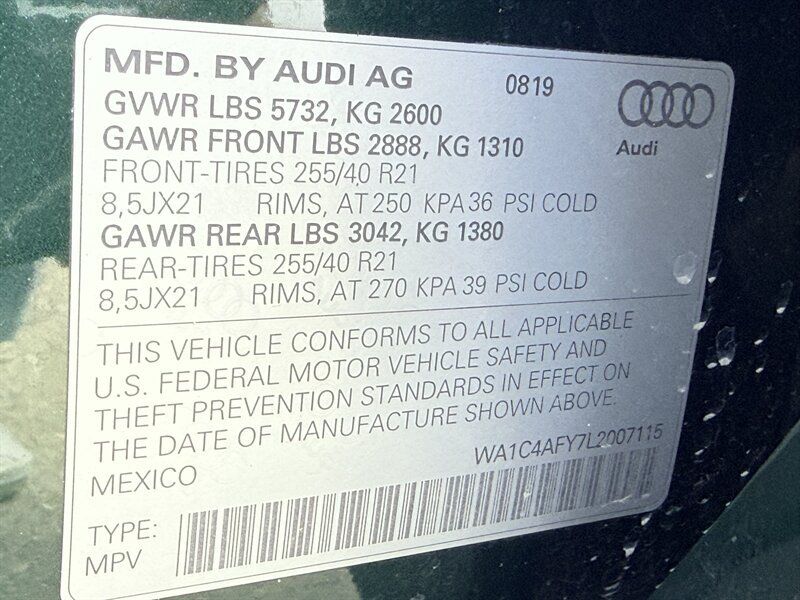 Used 2020 Audi SQ5 Prestige w/ Prestige Package AWD/4WD image 34