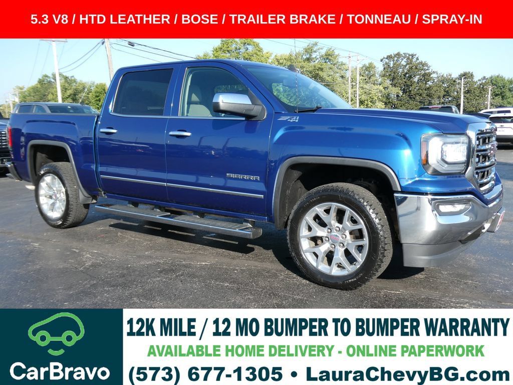 Certified 2018 GMC Sierra 1500 SLT w/ SLT Premium Package AWD/4WD image 1