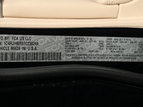 New 2026 Jeep Grand Cherokee Limited w/ Limited Altitude Package AWD/4WD image 43