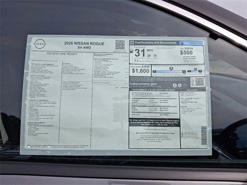 New 2026 Nissan Rogue SV w/ SV Premium Package image 10