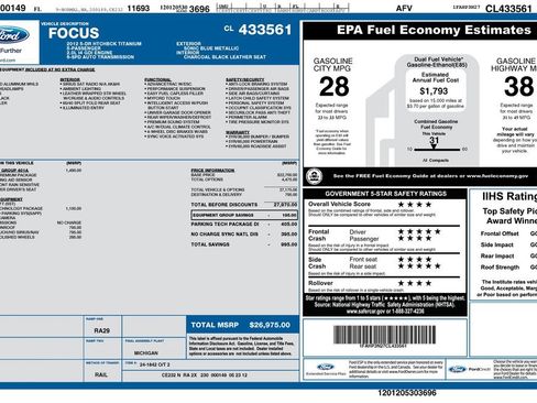 Used 2012 Ford Focus Titanium FWD image 17