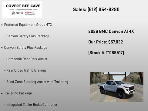 New 2026 GMC Canyon AT4X AWD/4WD image 30