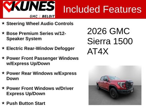 New 2026 GMC Sierra 1500 AT4X w/ AT4X AEV Edition image 3