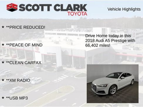 Used 2018 Audi A5 2.0T Prestige w/ Driver Assistance Package AWD/4WD image 8