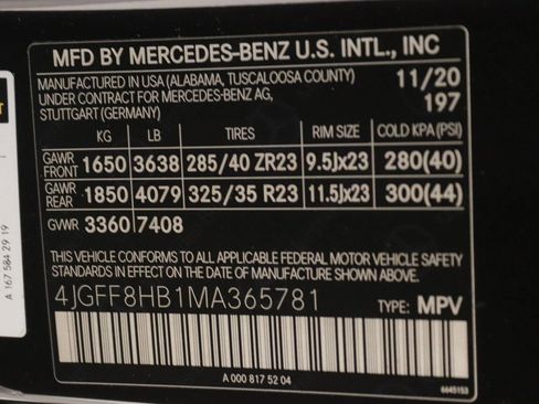 Certified 2021 Mercedes-Benz Maybach GLS 600 4MATIC image 19
