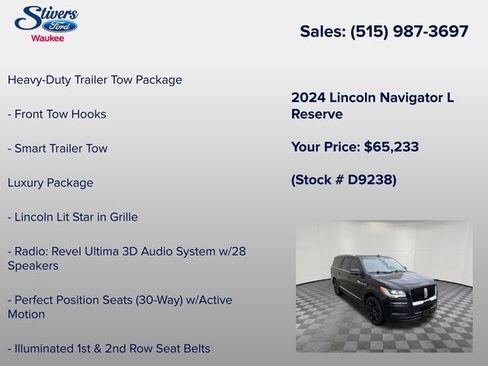 Used 2024 Lincoln Navigator L Reserve AWD/4WD image 22