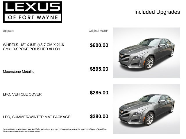 Used 2017 Cadillac CTS Luxury AWD/4WD image 4