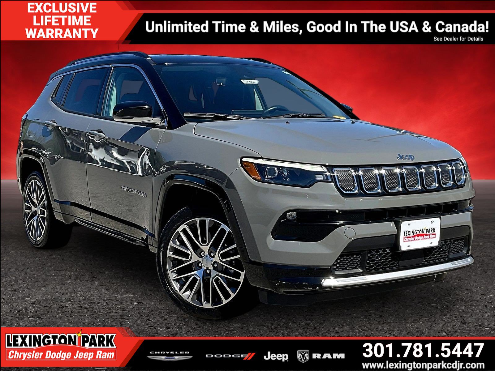 Used 2022 Jeep Compass Limited w/ Elite Group AWD/4WD image 1