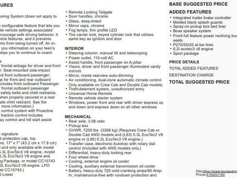 Used 2017 Chevrolet Silverado 1500 LTZ w/ Sport Package AWD/4WD image 2