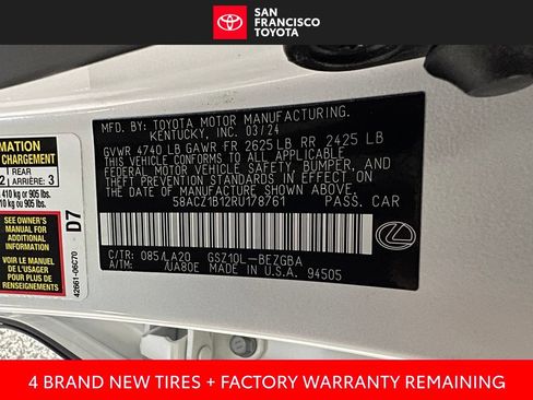 Used 2024 Lexus ES 350 w/ Accessory Package (Z1) FWD image 41